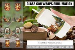 Hearthfire Kitchen Animal Glass Can Product Image 1