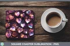 GorgeousHearts Square Coaster design.