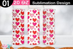 Valentines day 20 Oz Skinny Tumbler sublimation Bundle Vol 2 Product Image 2