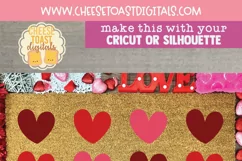 Valentine's Day Quote on Doormat Mockup for Pinterest