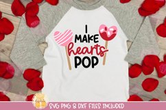 Cake Pop Valentine SVG | Cute Kid Shirt Design Product Image 1