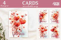 hearts printable cards