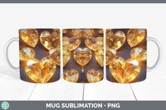 GorgeousHearts Mug Wrap design.