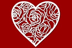 Heart svg, heart template, heart dxf, heart png, Cricut, SVG Product Image 2