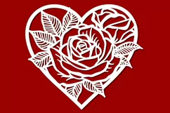 Heart svg, heart template, heart dxf, heart png, Cricut, SVG Product Image 3