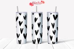 Hearts | Valentine's Day | 20oz Tumbler Sublimation Wrap Product Image 1