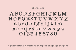 Heartsound Typewriter Serif Font Product Image 10