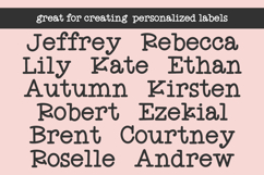 Heartsound Typewriter Serif Font Product Image 5