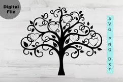 Family Tree 5 members svg/png/dxf file Family reunion svg Product Image 2