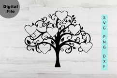 Family Tree 6 members svg/png/dxf file Family reunion svg Product Image 1