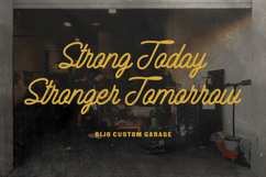Heatched Monoline Script Font Retro Product Image 2