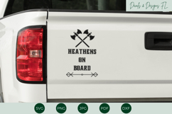 Heathens On Board Design | Baby on Board | Norse Viking SVG Product Image 2
