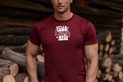 White Bella Canvas 3001 Mockup, Bella Canvas 3001 Tshirt Product Image 1