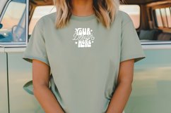 White Bella Canvas 3001 Mockup, Bella Canvas 3001 Tshirt Product Image 1