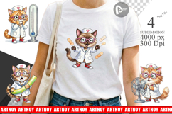 Heatwave Feline Nurse Chaos Sublimation Product Image 1