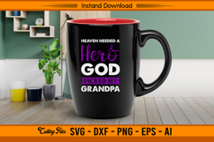 Heaven Needed A Hero Grandpa SVG Design File Product Image 3