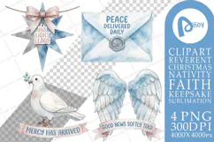 Heavenly Choir Stars & Angel Mail Sublimation Product Image 1