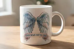 Heavenly Choir Stars & Angel Mail Sublimation Product Image 10