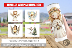 Tumbler Christmas Angels Product Image 1