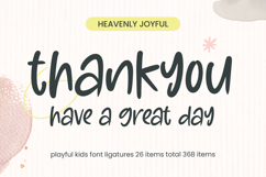 Heavenly Joyful - Playful Kids Font Product Image 20