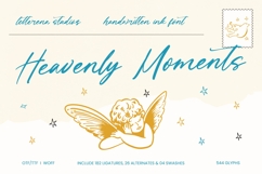 Heavenly Moments - Handwritten Ink Font Product Image 1