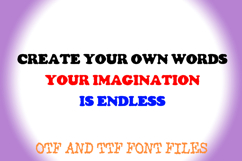 Heavy Stamp Font Vintage Ink Typeface Bold Handmade Display Product Image 3