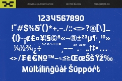 Hector Raxion - Futuristic Sporty Font Product Image 17