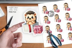 Hedgehog Sticker Gift Product Image 1