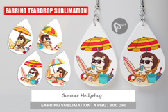 Earring Summer Hedgehog Product Image 1