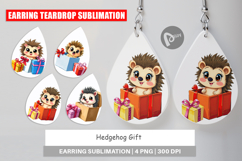 Earring Hedgehog Gift Product Image 1
