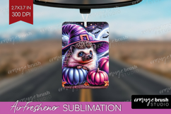 Hedgehog Halloween Air Freshener PNG Cute Animal PNG Product Image 1