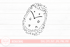 Hedgehog Outline Clip Art SVG Cut File Product Image 1