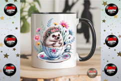 Cute Hedgehog Watercolor Bundle Product Image 7