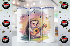 Cute Hedgehog Watercolor Bundle Product Image 5