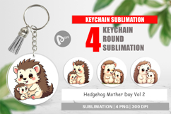 Keychain Hedgehog Mother&#039;s Day Product Image 1