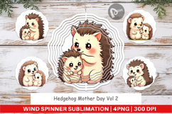 Wind Spinner Hedgehog Mother&#039;s Day Product Image 1