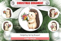 Ornament Hedgehog Spring Bouquet Product Image 1