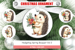 Ornament Hedgehog Spring Bouquet Product Image 1