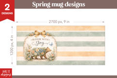 Spring Mug Vintage Floral animals Mug wrap Spring quote Product Image 2