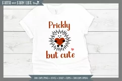 Prickly but cute hedgehog SVG, PNG Product Image 3