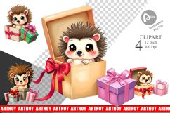 Hedgehog Clipart Gift Product Image 1