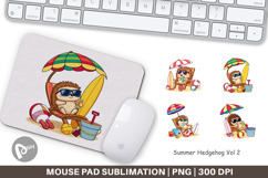 Mouse Pad Summer Hedgehog Product Image 1