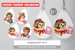 Earring Hedgehog Gift Product Image 1