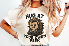 Funny Hedgehog PNG, Sublimation Design. Product Image 2