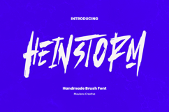 Heinstorm Handmade Brush Font Product Image 1