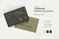 Heirloom Fashion Boutique - Business Card Product Image 1