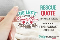 He Left The Ninety Nine To Rescue Me, Rescue Animal Png Product Image 1