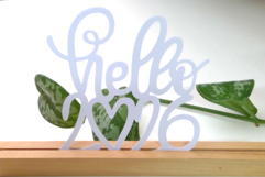 Cutting file Hello 2026 SVG DXF FCM Product Image 2