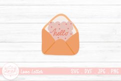 Love Letter Clipart Sticker | Valentine Clipart Sticker Product Image 1
