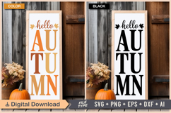 Fall Porch Sign SVG Bundle | Autumn Porch Sign | Fall Sign Product Image 8